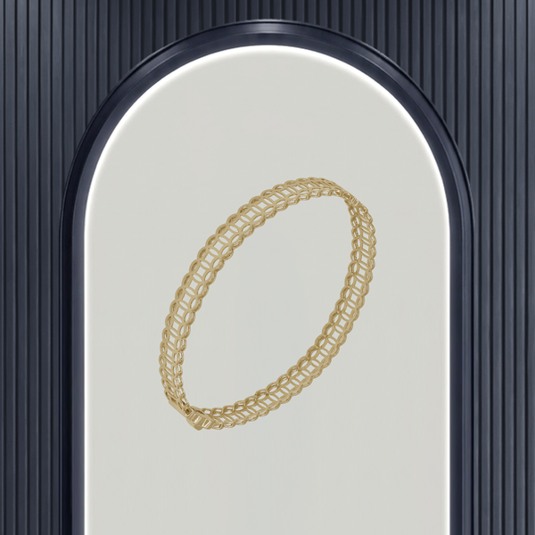 18K Gold Bangles and Bracelets
