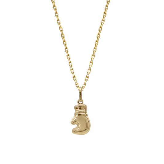Boxing Gloves Pendant | 18k Yellow Gold