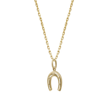Horseshoe Pendant | 18k Yellow Gold