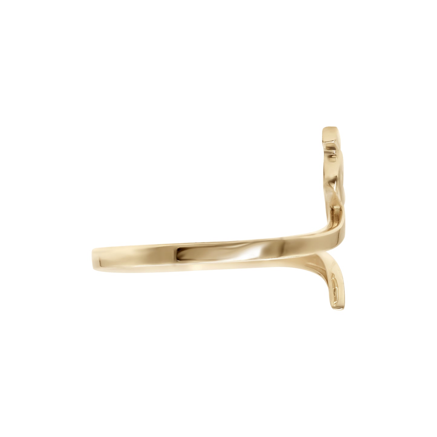 Letter Faa Ring | 18k Yellow Gold