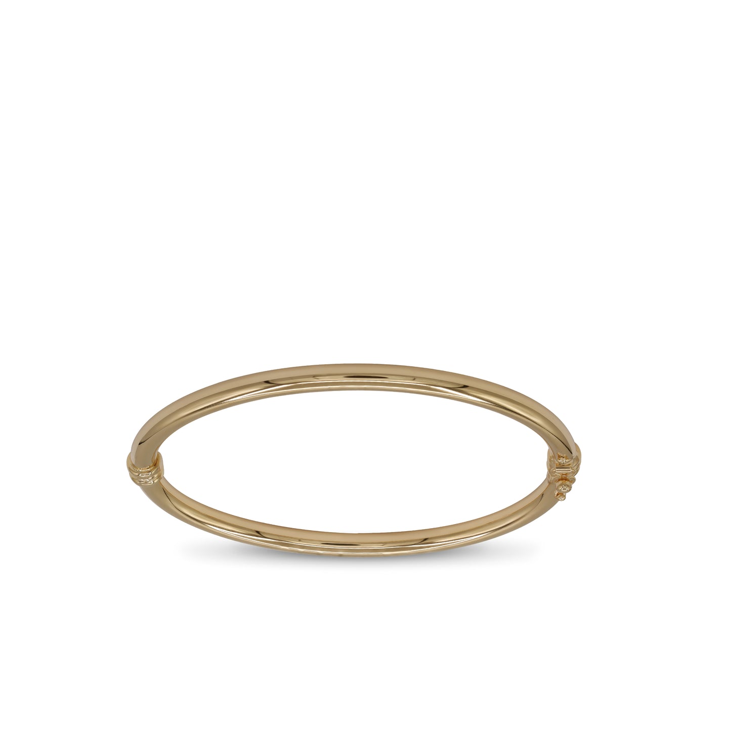 Classic Plain Bangle – 18k Yellow Gold | Jamal Al Muhra