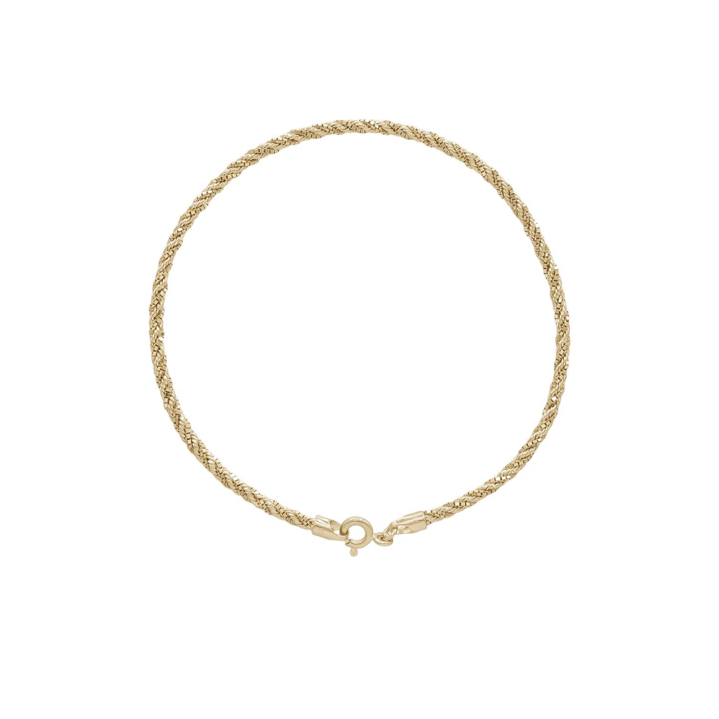 18k Yellow Gold Rope Chain Bracelet | Jamal Al Muhra