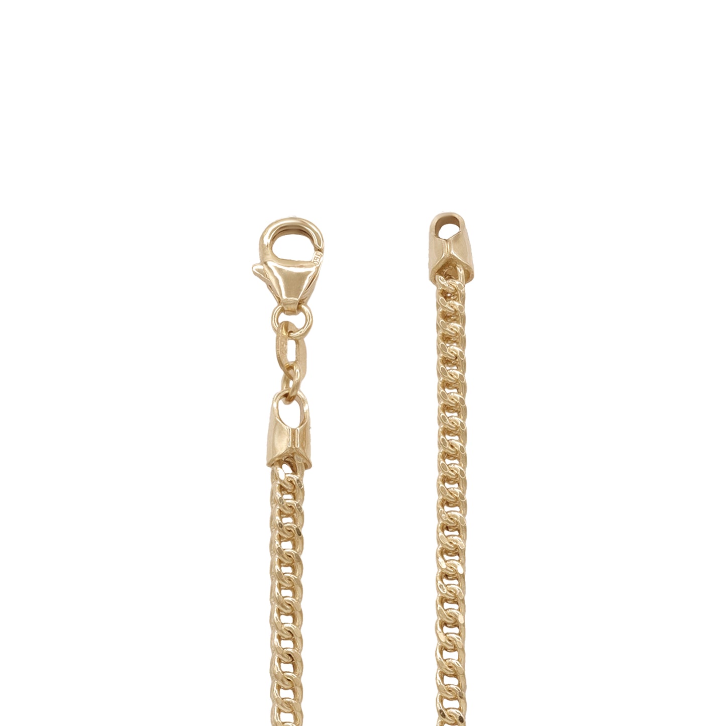 Elegant Classic Curb Bracelet – 18k Yellow Gold | Jamal Al Muhra
