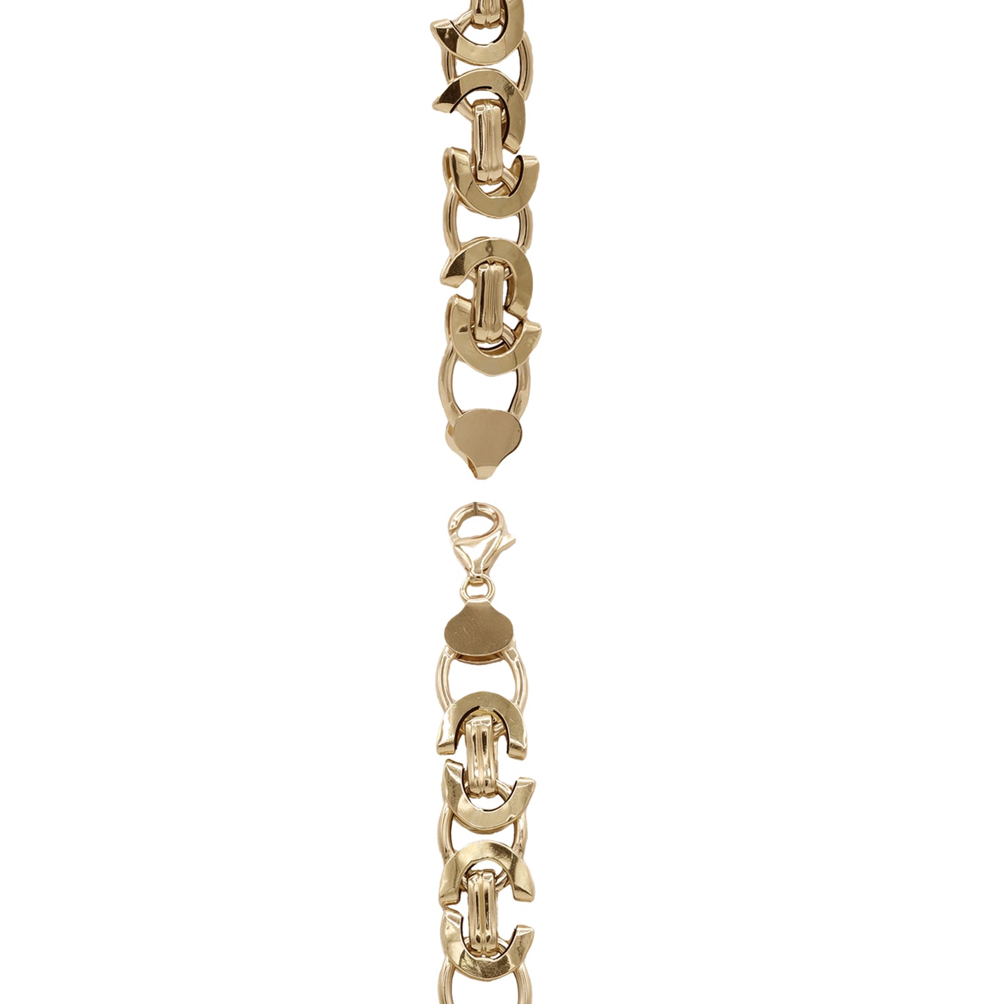 Geometric Link Bracelet โ 18k Yellow Gold | Jamal Al Muhra