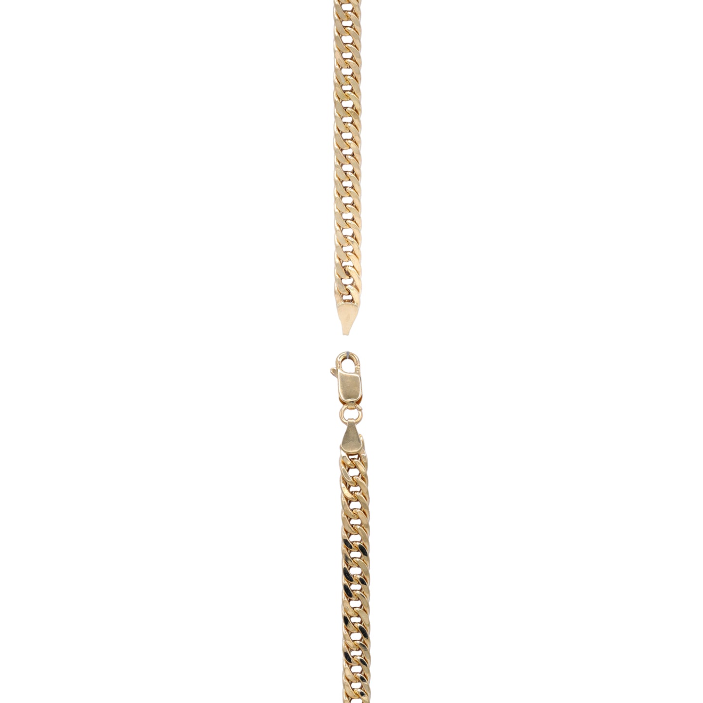 Heavy Curb Chain Bracelet – 18k Yellow Gold | Jamal Al Muhra