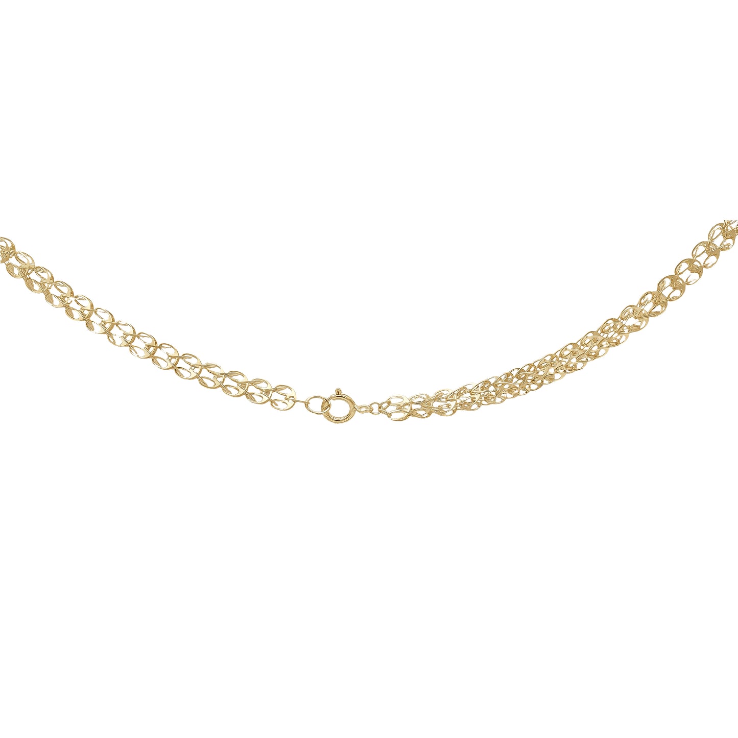 18k Gold Double-Link Chain Necklace | Bold Everyday Style | Jamal Al Muhra