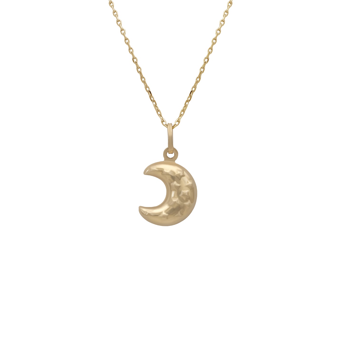 Moon Pendant - 18k Yellow Gold from Jamal Al Muhra