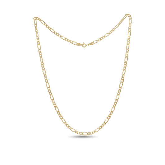 18k Gold Figaro Chain | Classic Linked Statement | Jamal Al Muhra
