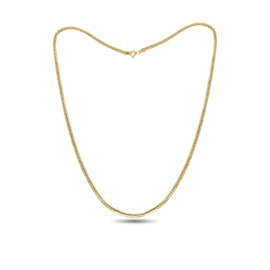18k Gold Rope Chain | Textured Twist Design | Jamal Al Muhra