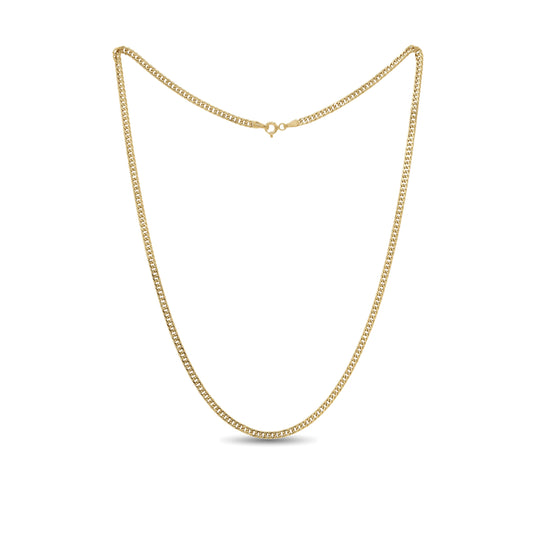 18k Gold Simple Classic Chain | Everyday Gold | Jamal Al Muhra