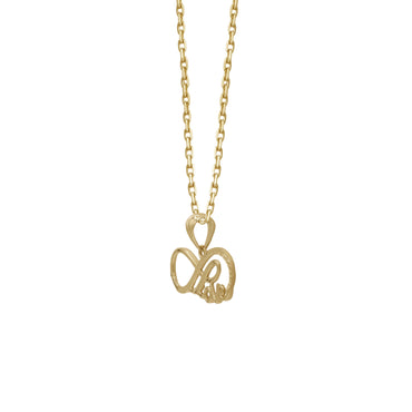 18k Yellow Gold Infinity Love Pendant | Jamal Al Muhra