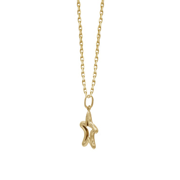 18k Yellow Gold Star Pendant | Jamal Al Muhra