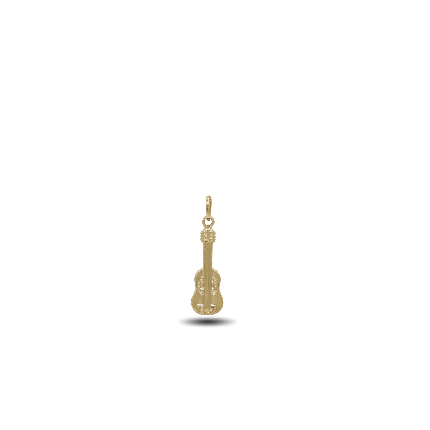 18k Yellow Gold Guitar Pendant | Jamal Al Muhra
