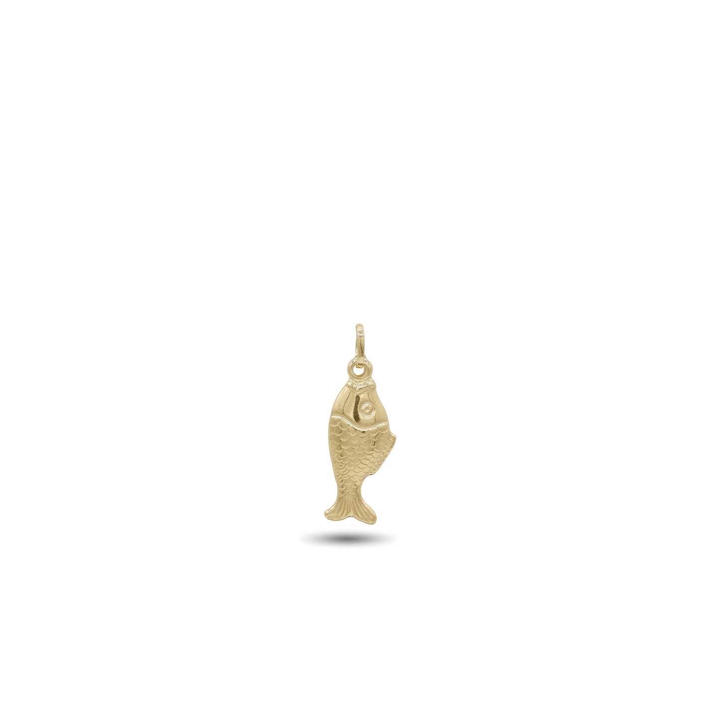 18k Yellow Gold Fish Pendant | Jamal Al Muhra