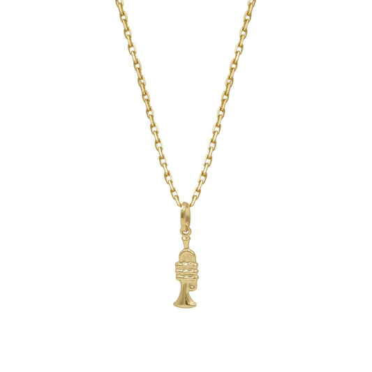 18k Gold Trumpet Pendant | Musical Jewelry | Jamal Al Muhra