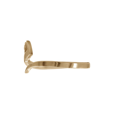 Letter Taa Ring | 18k Yellow Gold
