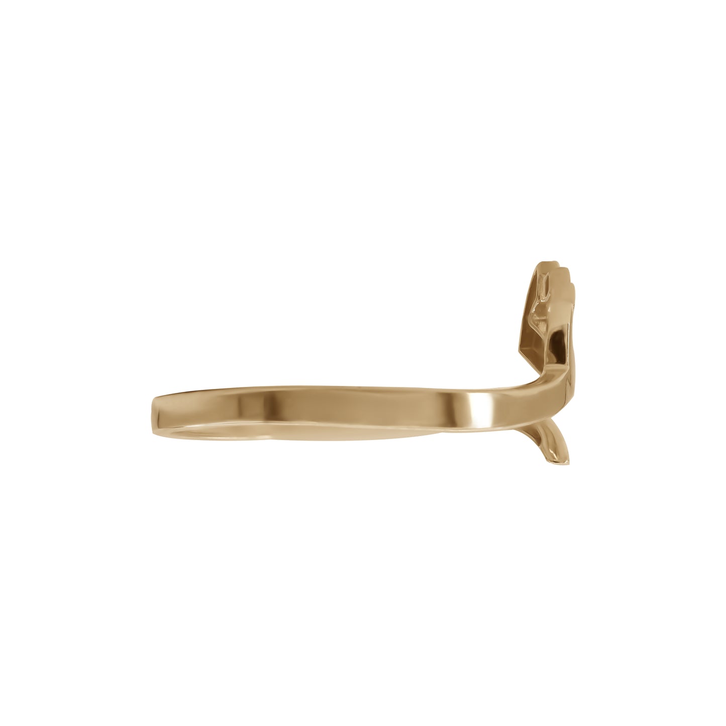 Letter Taa Ring | 18k Yellow Gold