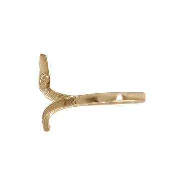 Letter Thaa Ring | 18k Yellow Gold