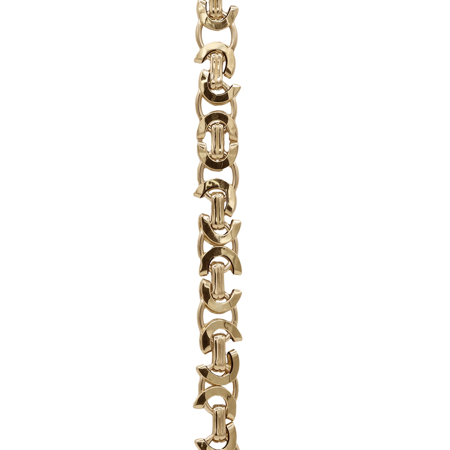 Geometric Link Bracelet โ 18k Yellow Gold | Jamal Al Muhra