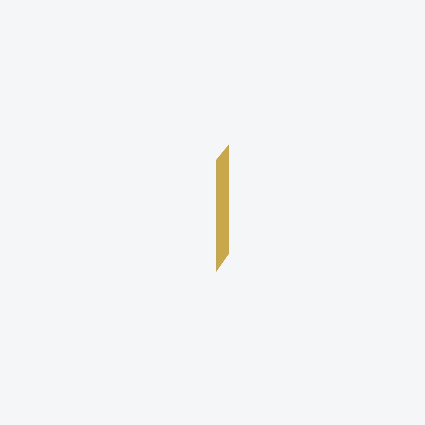 Letter Alif ring in 18k yellow gold — coming soon — خاتم حرف الألف