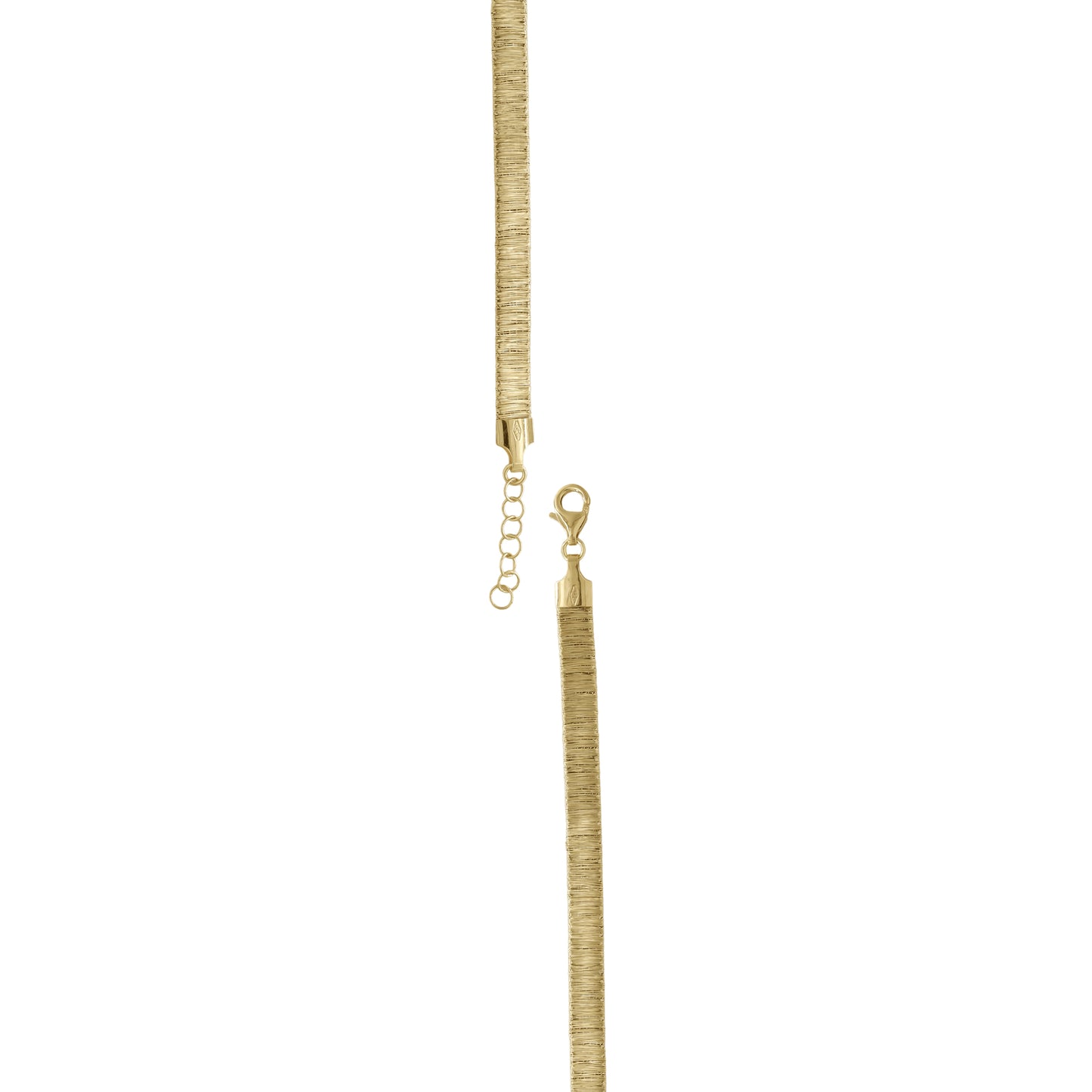 18k Yellow Gold Adjustable Flat Snake Chain Bracelet | Jamal Al Muhra
