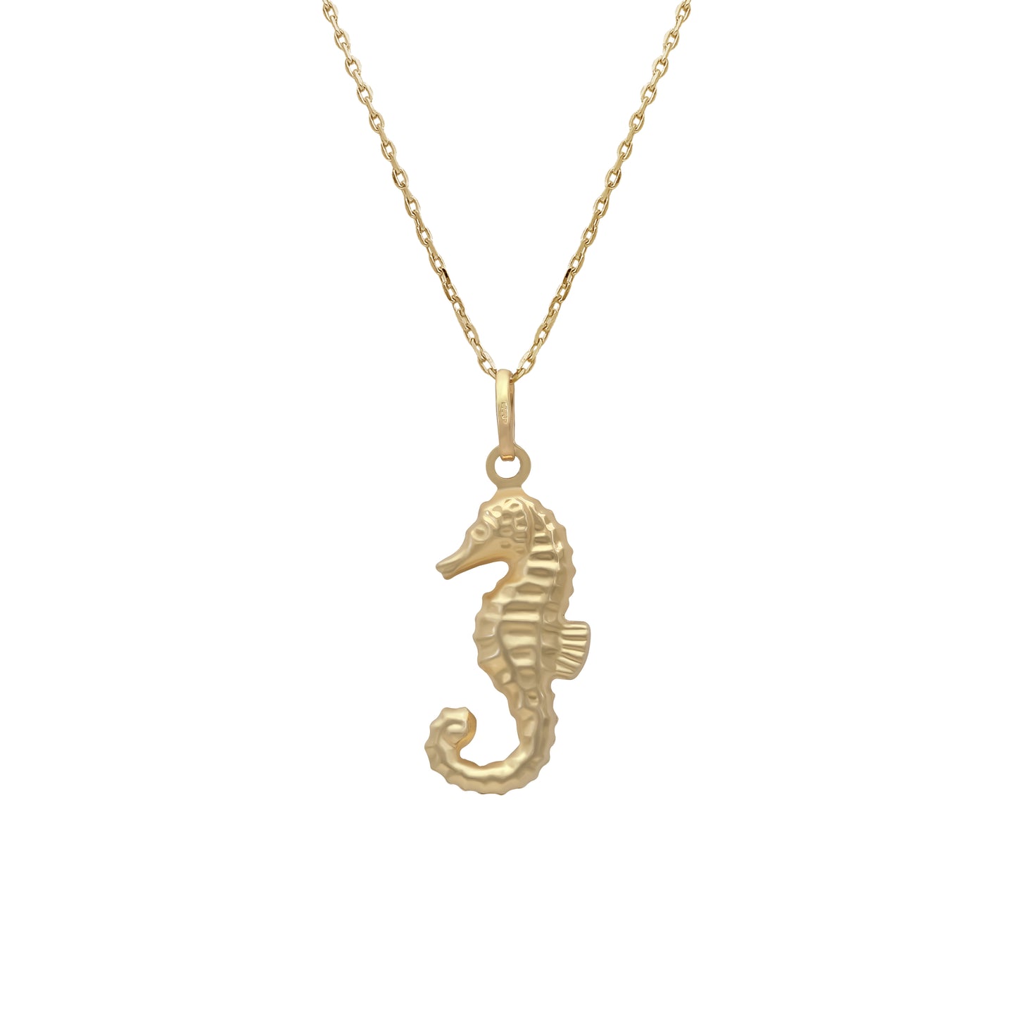 Seahorse Pendant - 18k Yellow Gold from Jamal Al Muhra