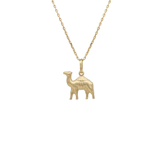Camel Pendant - 18k Yellow Gold from Jamal Al Muhra