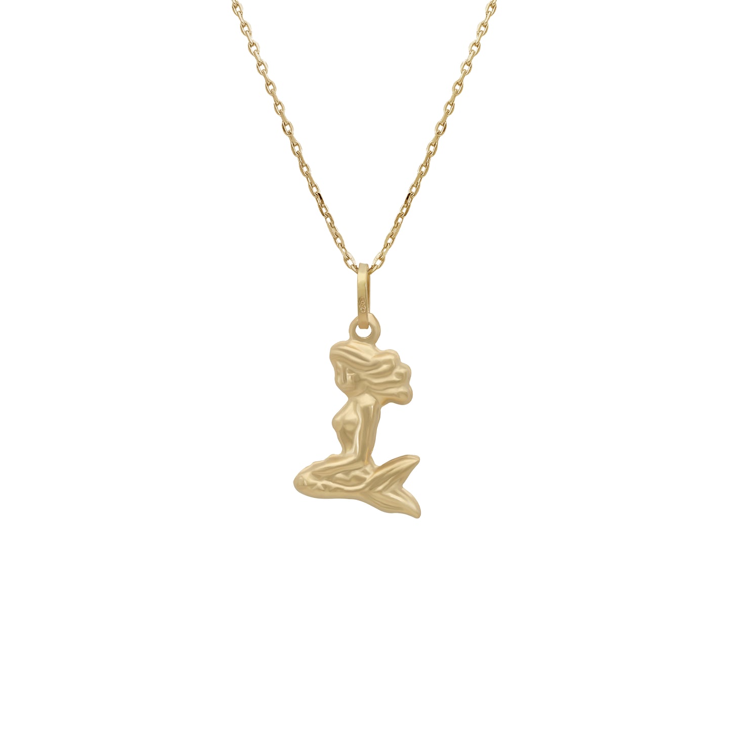 Mermaid Pendant - 18k Yellow Gold from Jamal Al Muhra