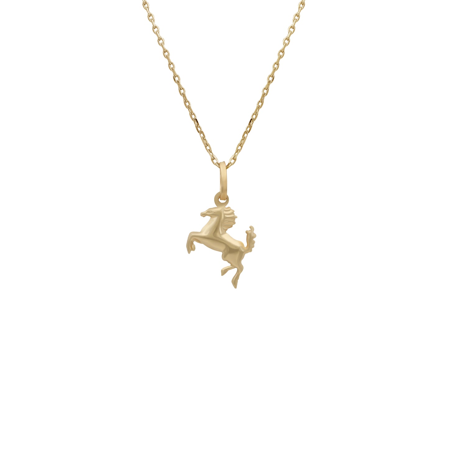 Leaping Horse Pendant - 18k Yellow Gold from Jamal Al Muhra