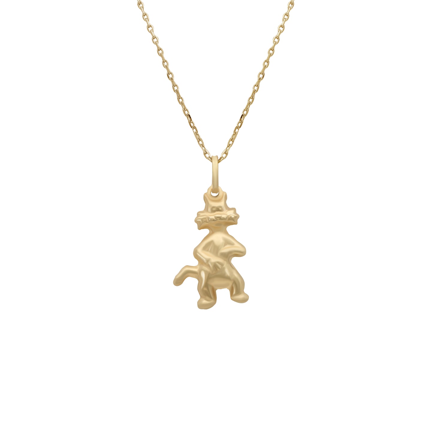 Cat Pendant - 18k Yellow Gold from Jamal Al Muhra