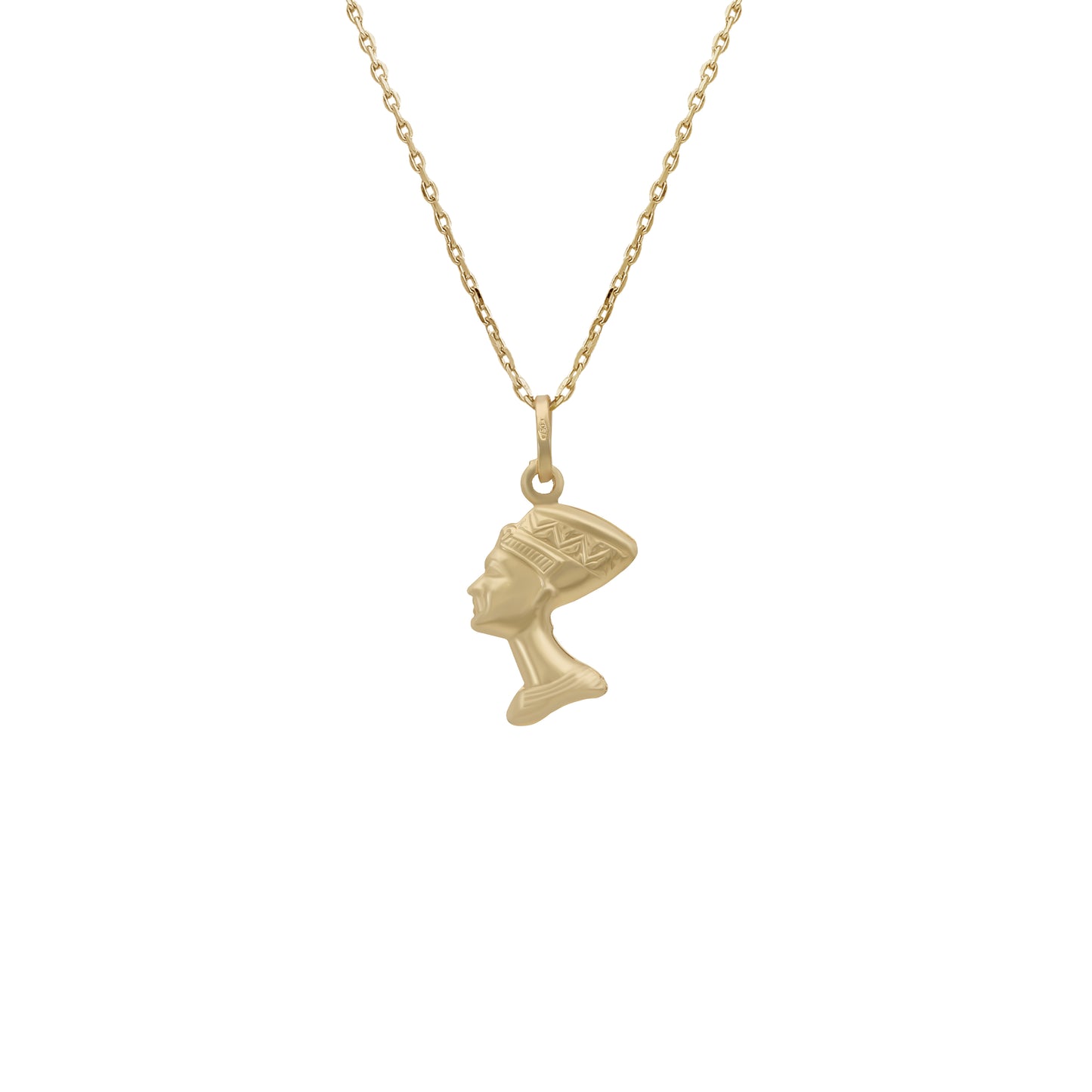 Nefertiti Pendant - 18k Yellow Gold from Jamal Al Muhra