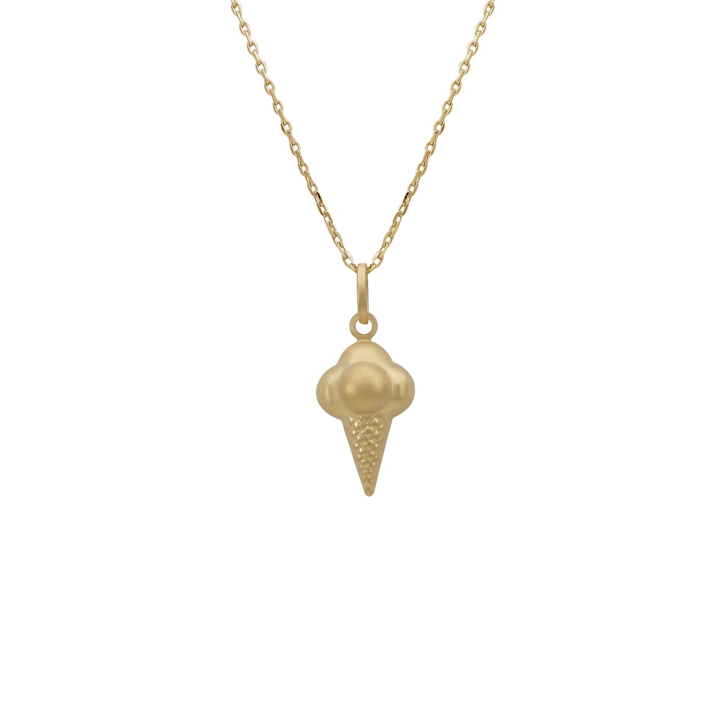 Ice Cream Pendant - 18k Yellow Gold from Jamal Al Muhra