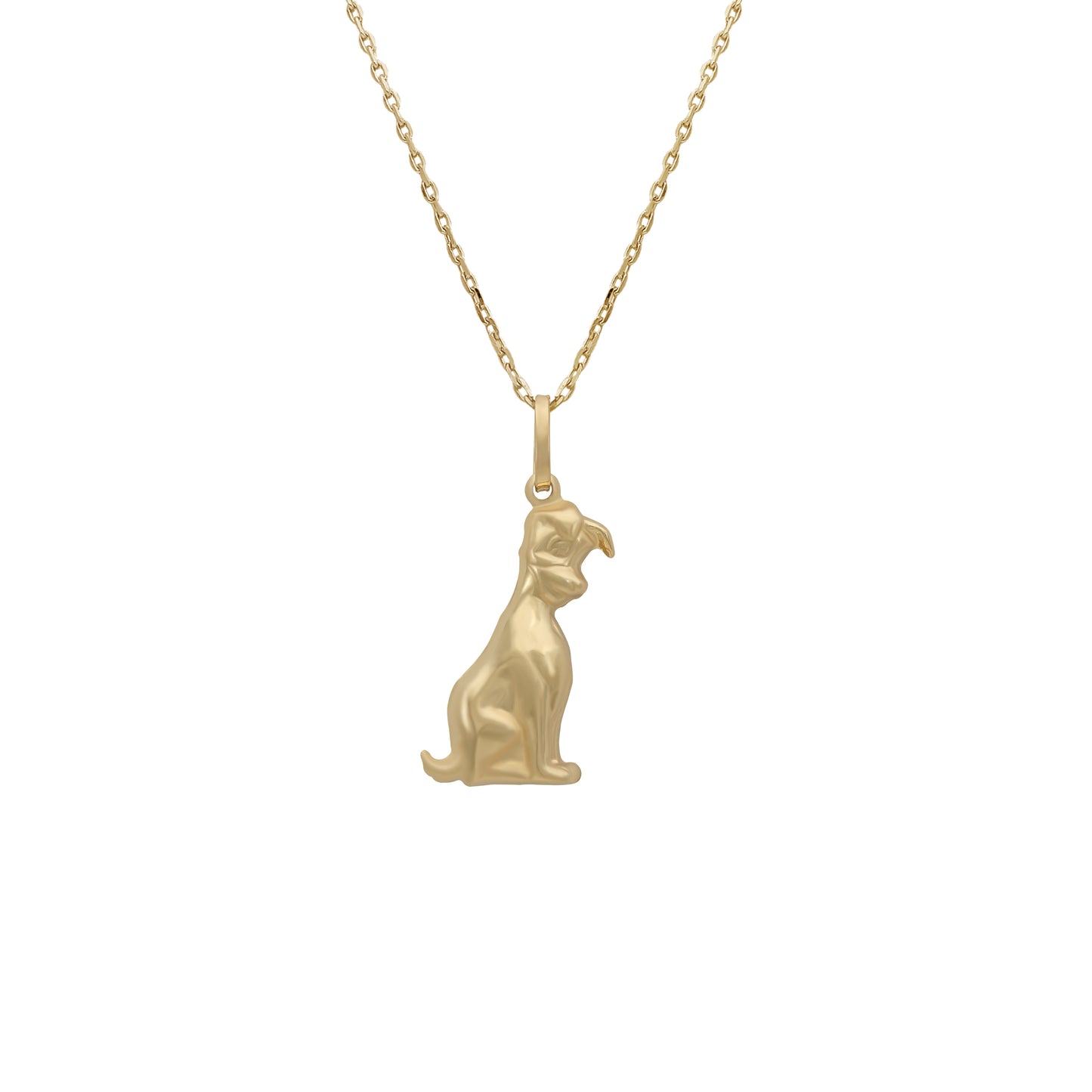 Dog Pendant - 18k Yellow Gold from Jamal Al Muhra