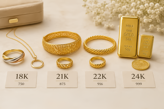 18K, 21K or 24K? A Simple Guide to Gold Karats in the UAE