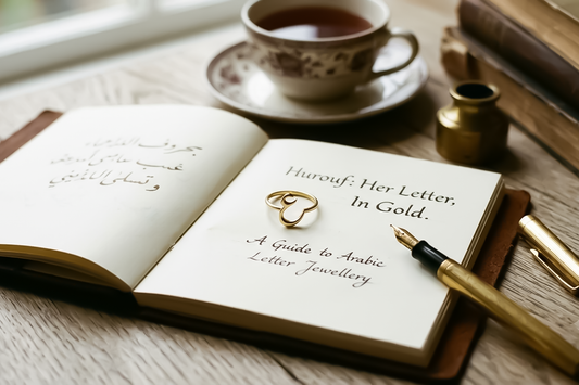 Her Letter, in Gold: A Guide to Arabic Letter Jewellery