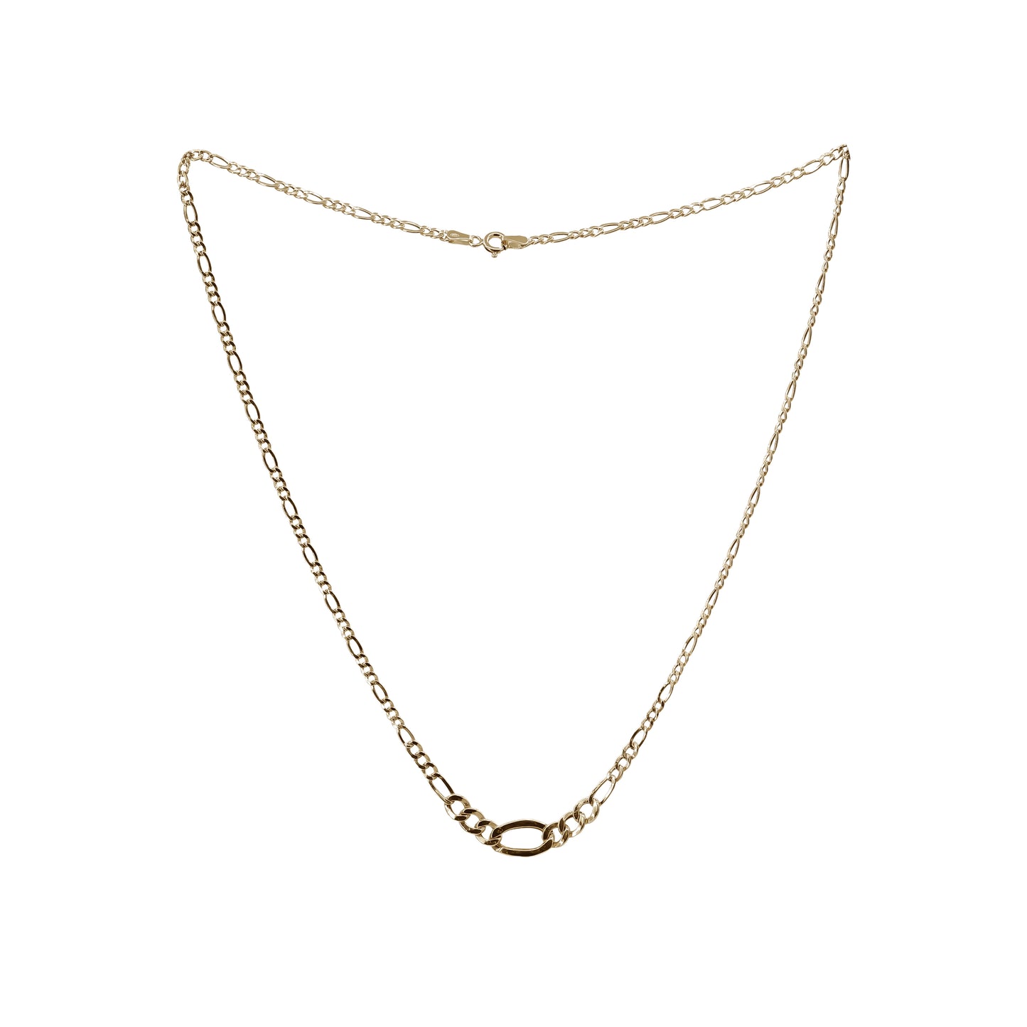 Figaro Chain | 18k Yellow Gold
