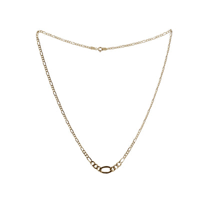 Figaro Chain | 18k Yellow Gold