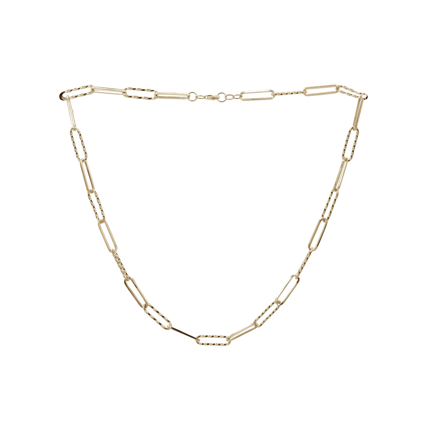 Paperclip Chain | 18k Yellow Gold