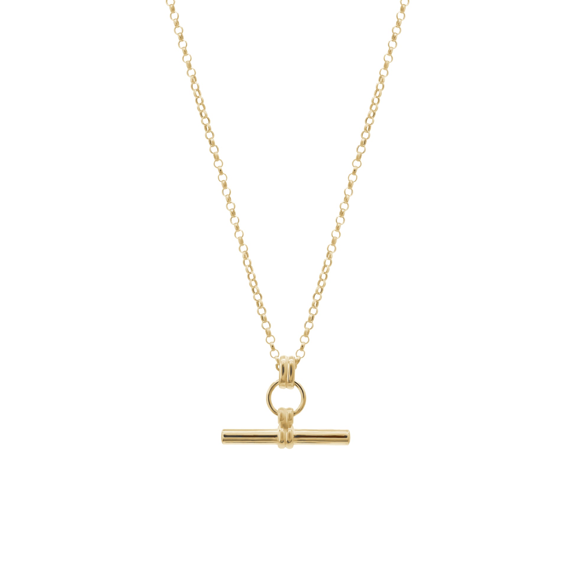 T-Bar Necklace | 18k Yellow Gold