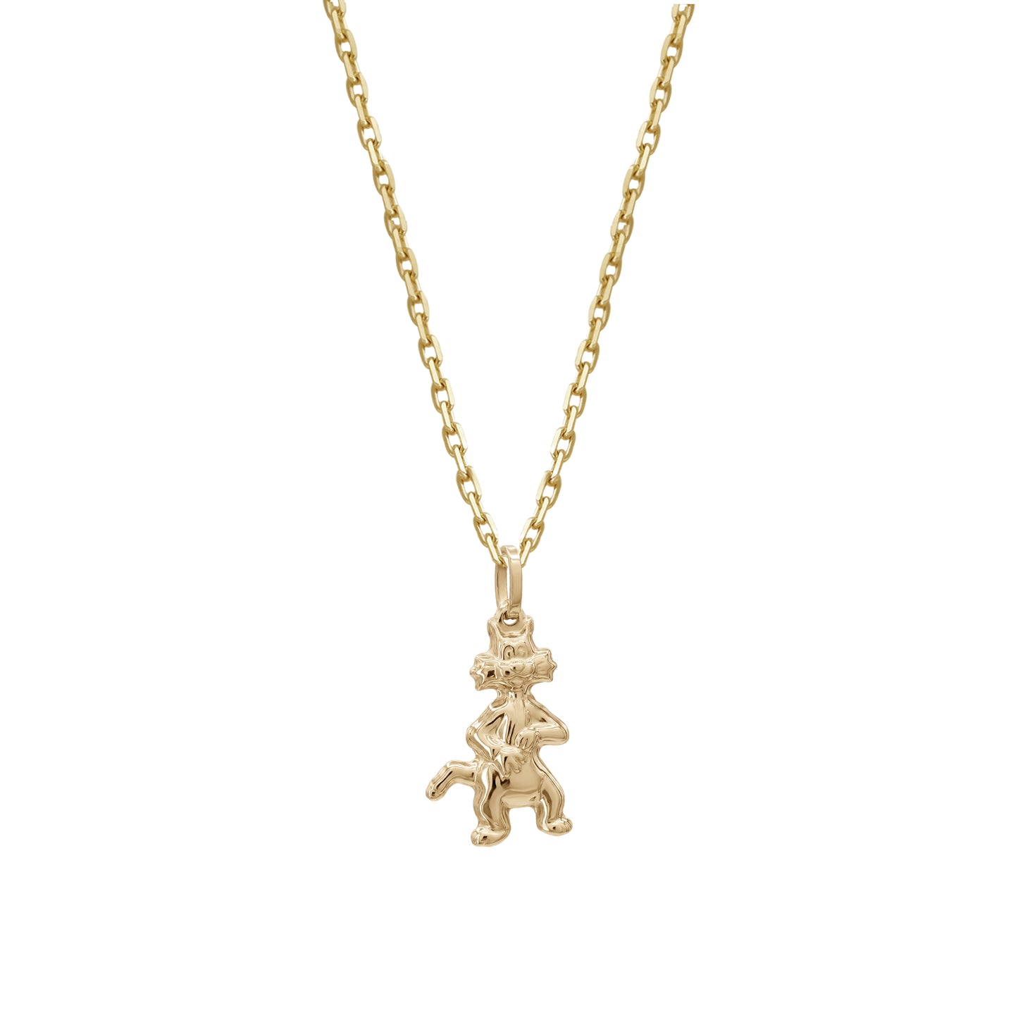 Cat Pendant | 18k Yellow Gold