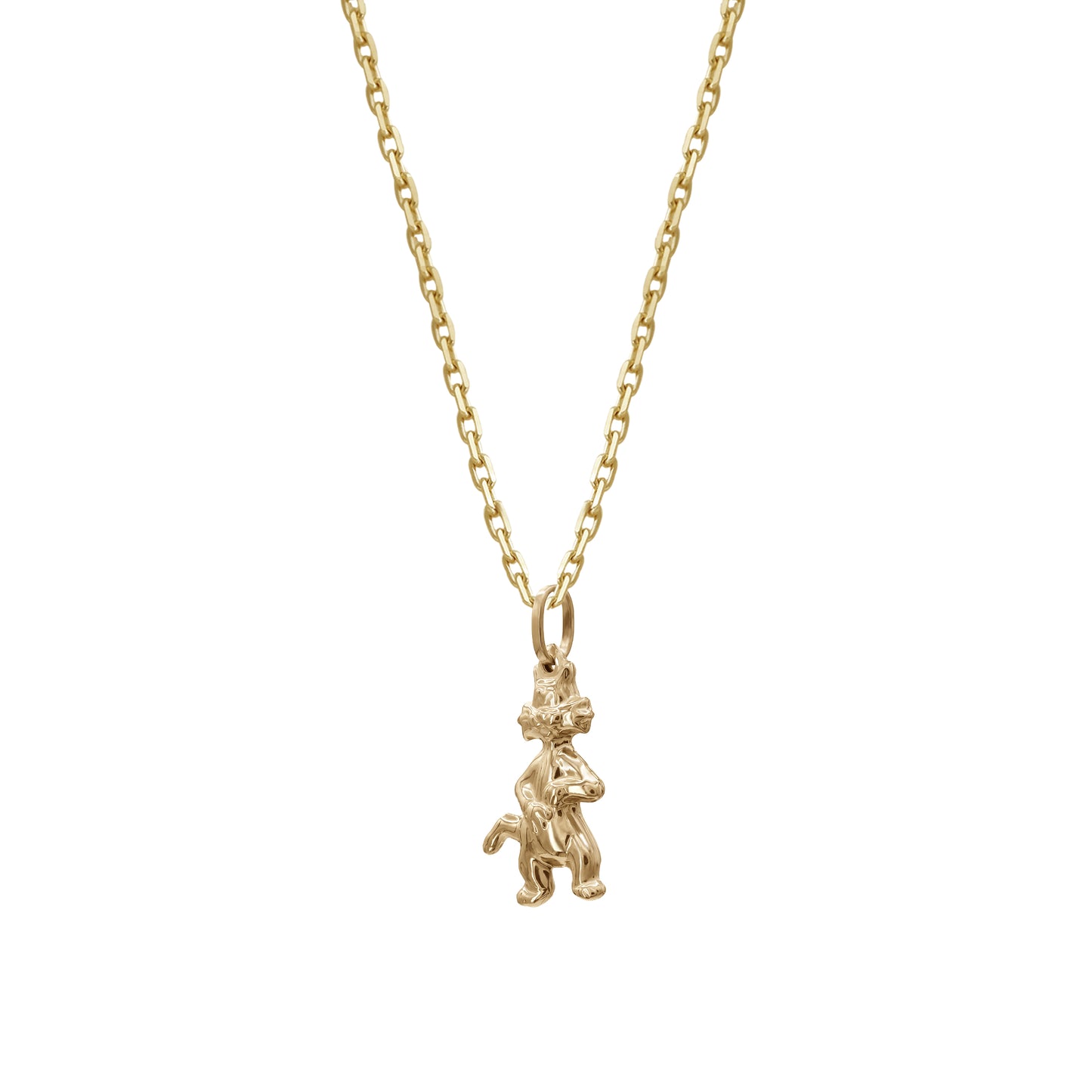 Cat Pendant | 18k Yellow Gold