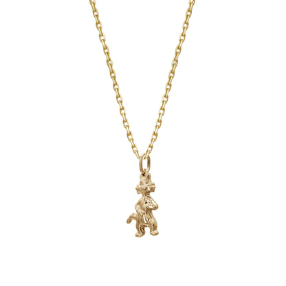 Cat Pendant | 18k Yellow Gold