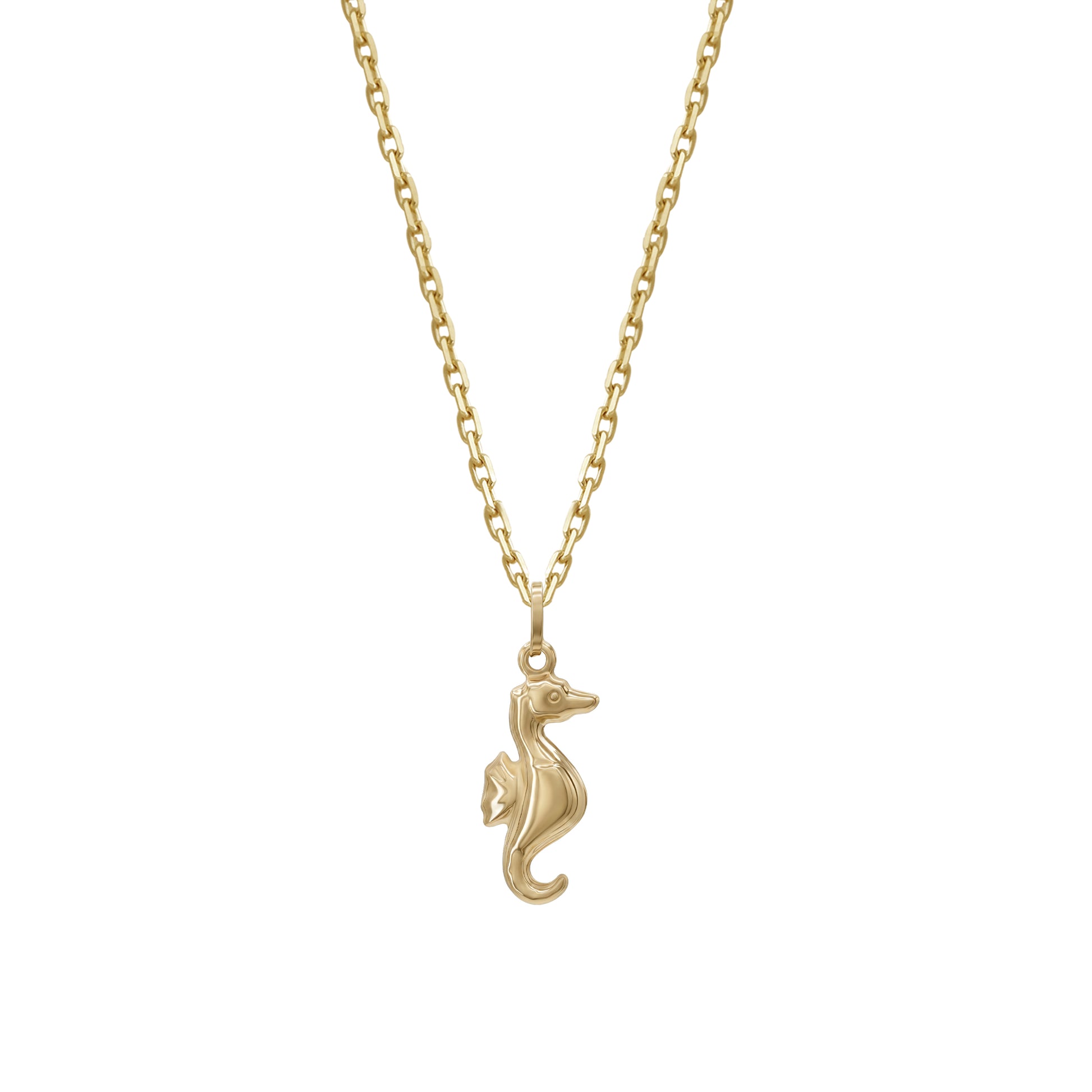 Seahorse Pendant | 18k Yellow Gold