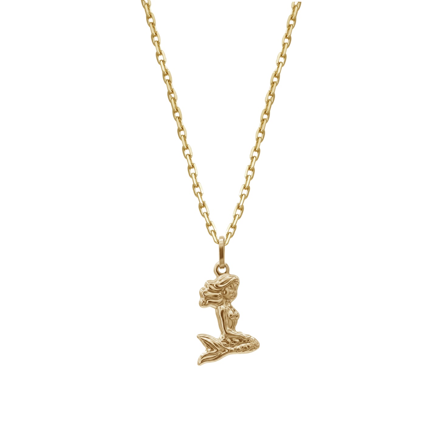 Mermaid Pendant | 18k Yellow Gold