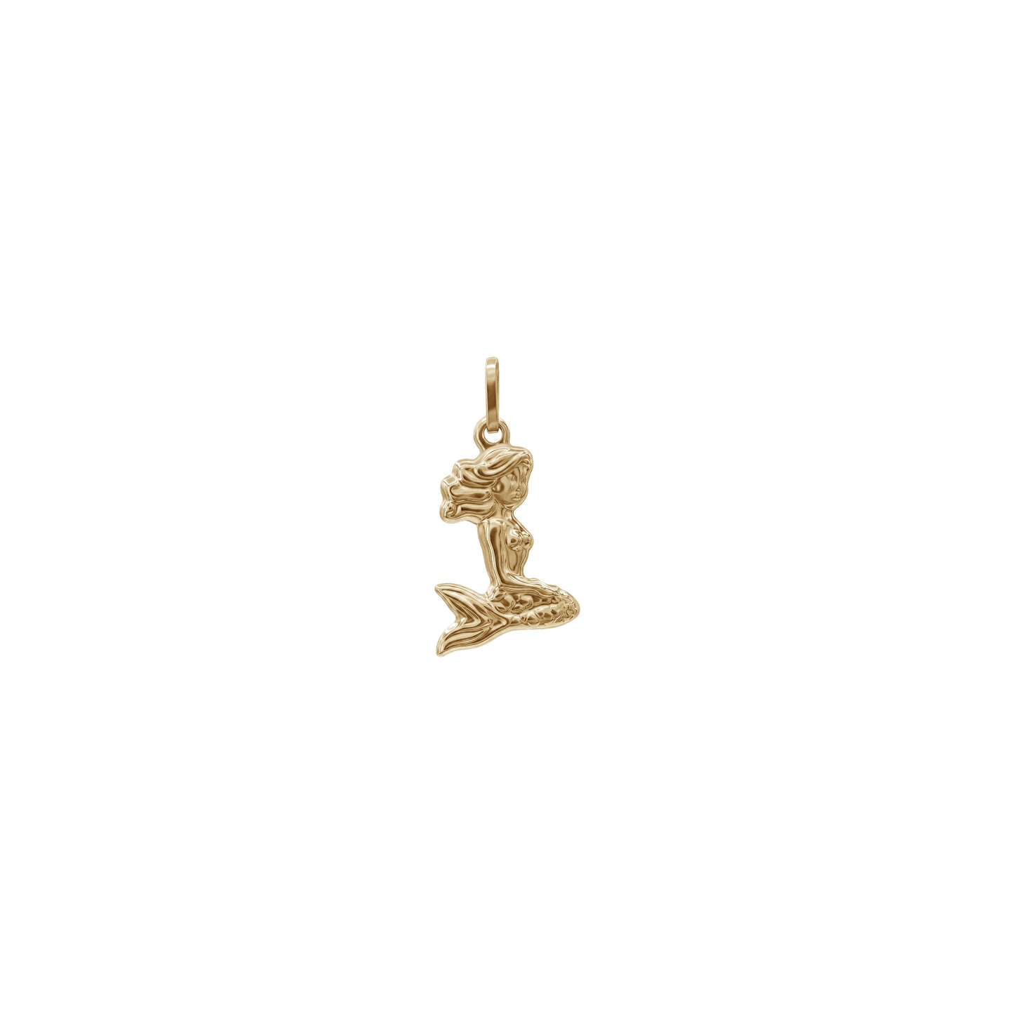 Mermaid Pendant | 18k Yellow Gold