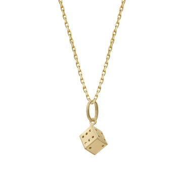 Dice Pendant | 18k Yellow Gold