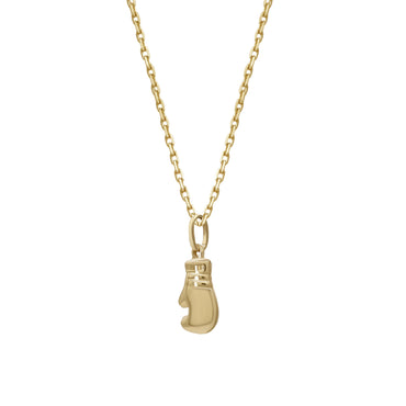 Boxing Gloves Pendant | 18k Yellow Gold