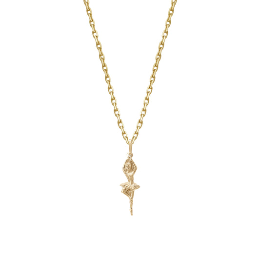 Dancing Lady Pendant | 18k Yellow Gold