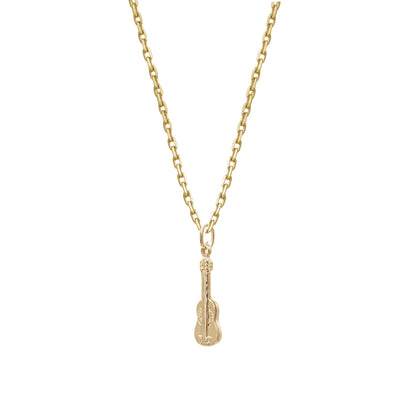 Guitar Pendant | 18k Yellow Gold