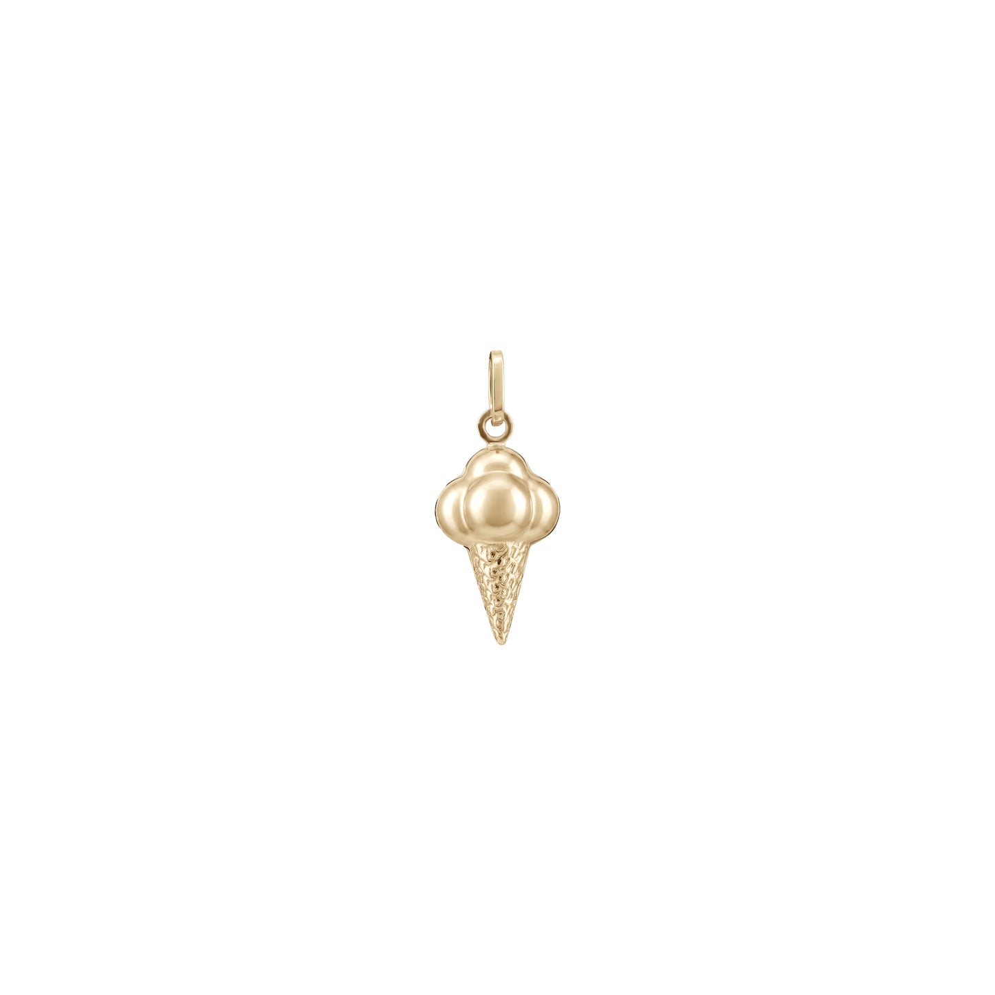 Ice Cream Pendant | 18k Yellow Gold